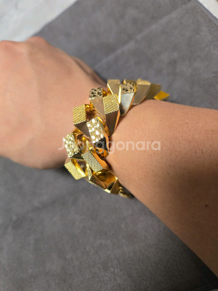 순금도금 925실버 팔찌,목걸이--1