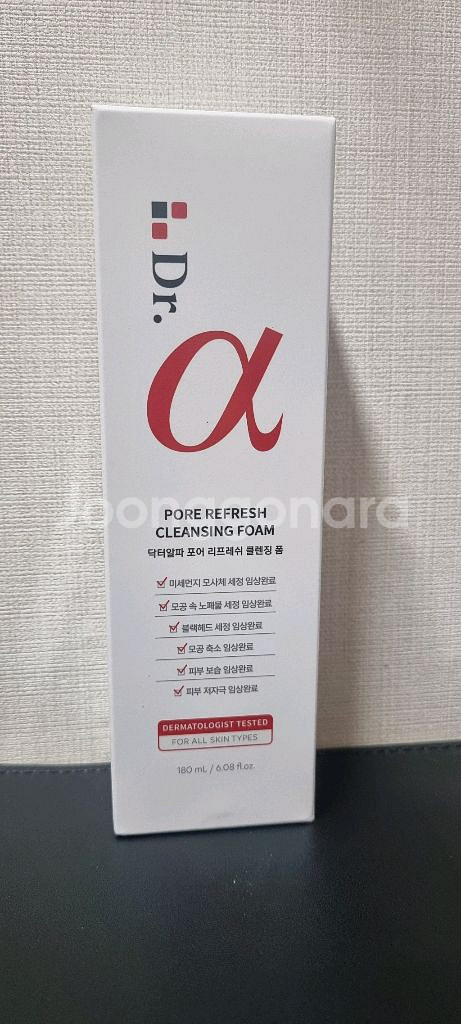 닥터알파 포어 리프레쉬 클렌징 폼 180ml--0