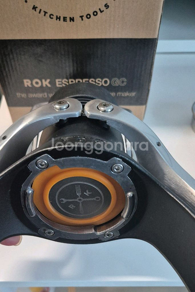 ROK GC MANO 블랙 에스프레소 수동 커피머신 풀--1