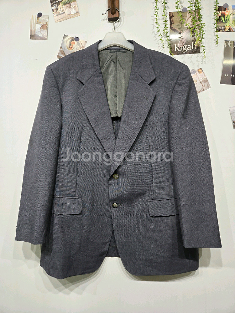 랑방 남성 네이비 블레이저 자켓--2