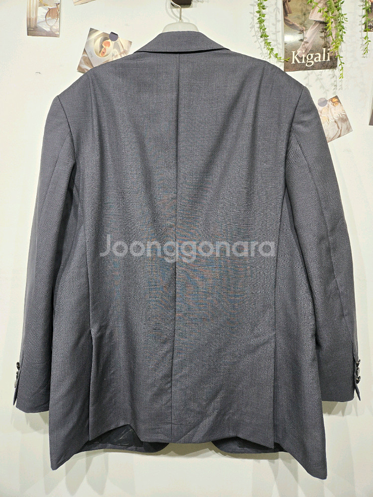 랑방 남성 네이비 블레이저 자켓--3