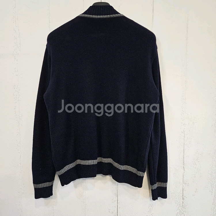 100(L)인디언 케이블 니트 집업 가디건--5