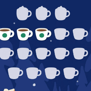 스타벅스 프리퀀시 일반 3개