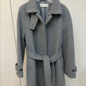 노티아 울 싱글 발마칸 코트