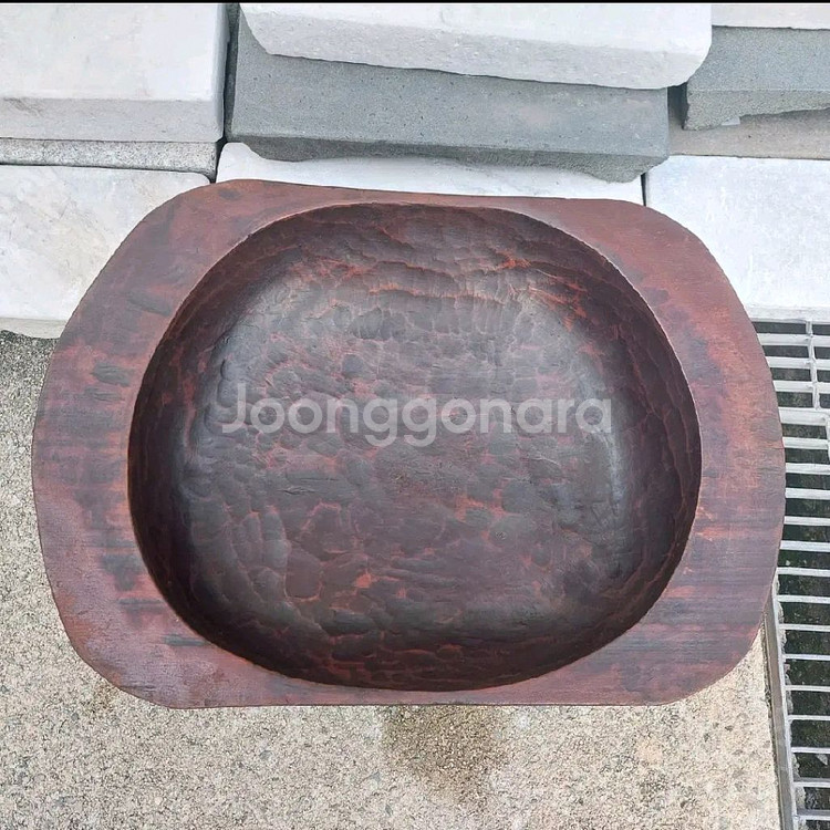 옛날 대형 함지 - 민속품--2