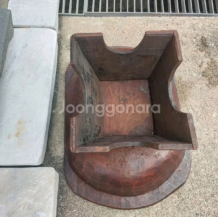 옛날 대형 함지 - 민속품--6