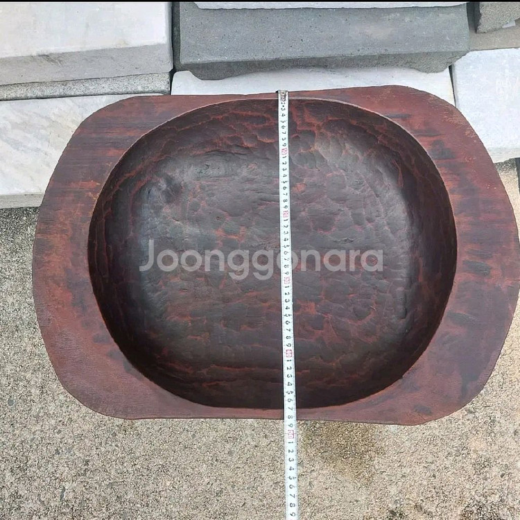 옛날 대형 함지 - 민속품--9