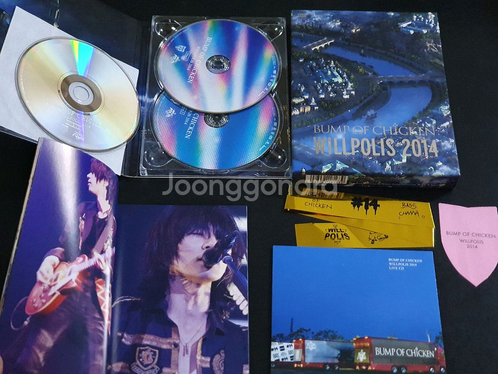 범프오브치킨 라이브 투어 WILLPOLIS (2DVD+CD) 영상 한정반--0