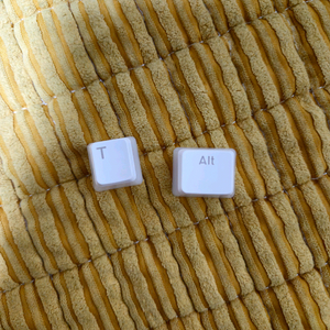 화이트 푸딩 PBT 키보드 키캡