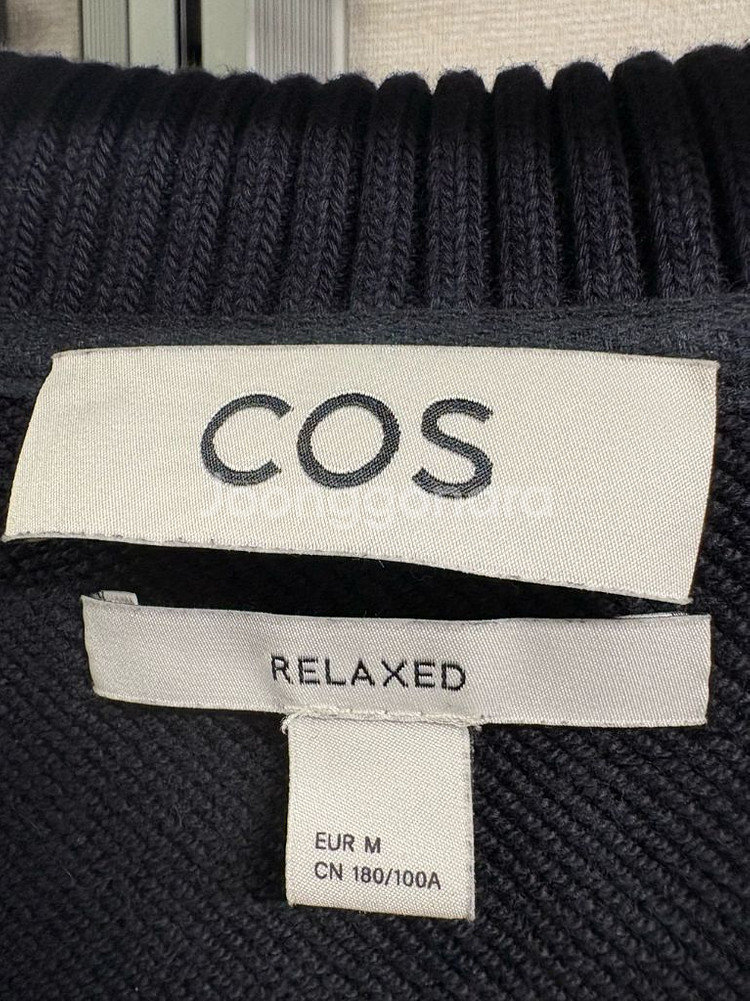 COS(코스)릴렉스핏 하프집업 맨투맨--5