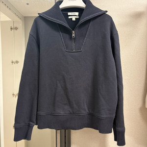 COS(코스)릴렉스핏 하프집업 맨투맨