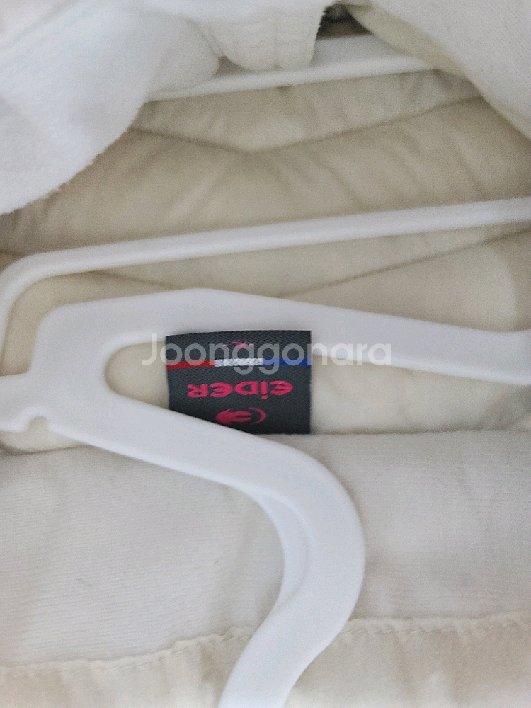 아이더 아이보리 구스다운 경랑패딩 100사이즈 냉유--3