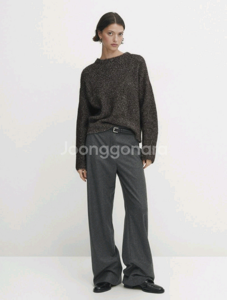 마시모두띠 플렉트크루넥 니트스웨터--0