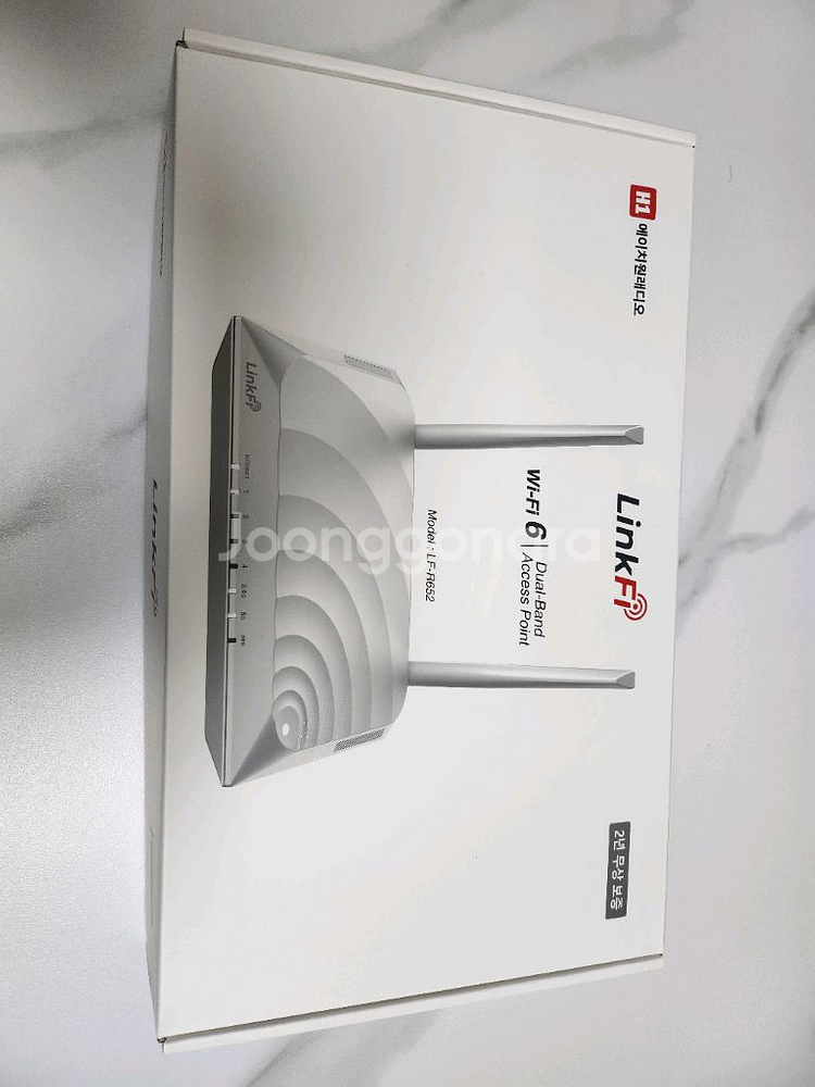 [공유기] 링크파이 Wi-Fi 6 듀얼밴드 공유기 LF-R652--0