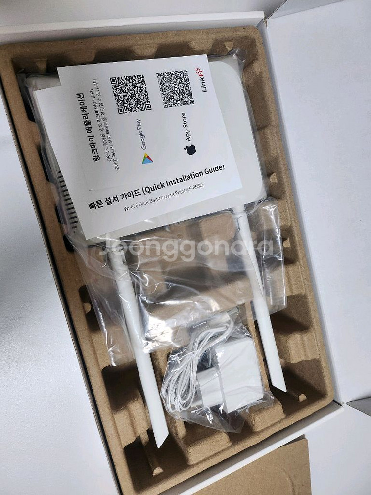 [공유기] 링크파이 Wi-Fi 6 듀얼밴드 공유기 LF-R652--1