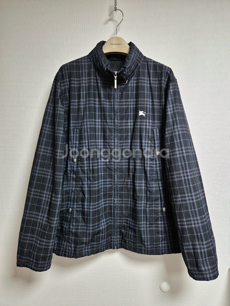 버버리 블루라벨 카메 신형 윈드 자켓 블랙 L(100~105)--0