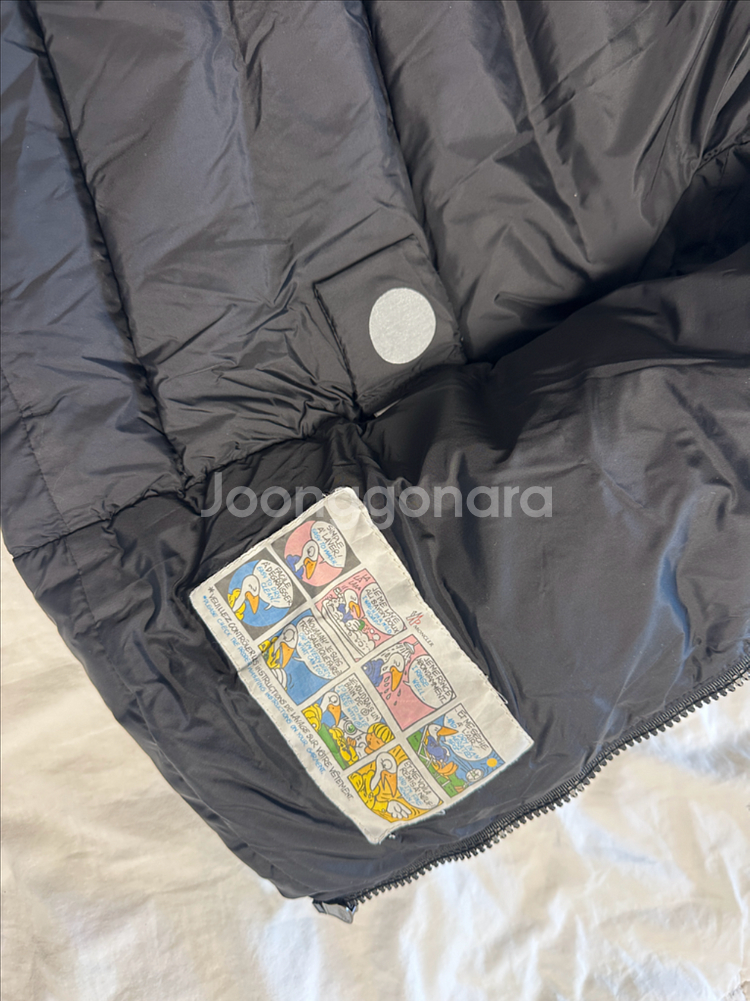 몽클레어 키즈 패딩 뉴바이런 리얼퍼 블랙 8a--2