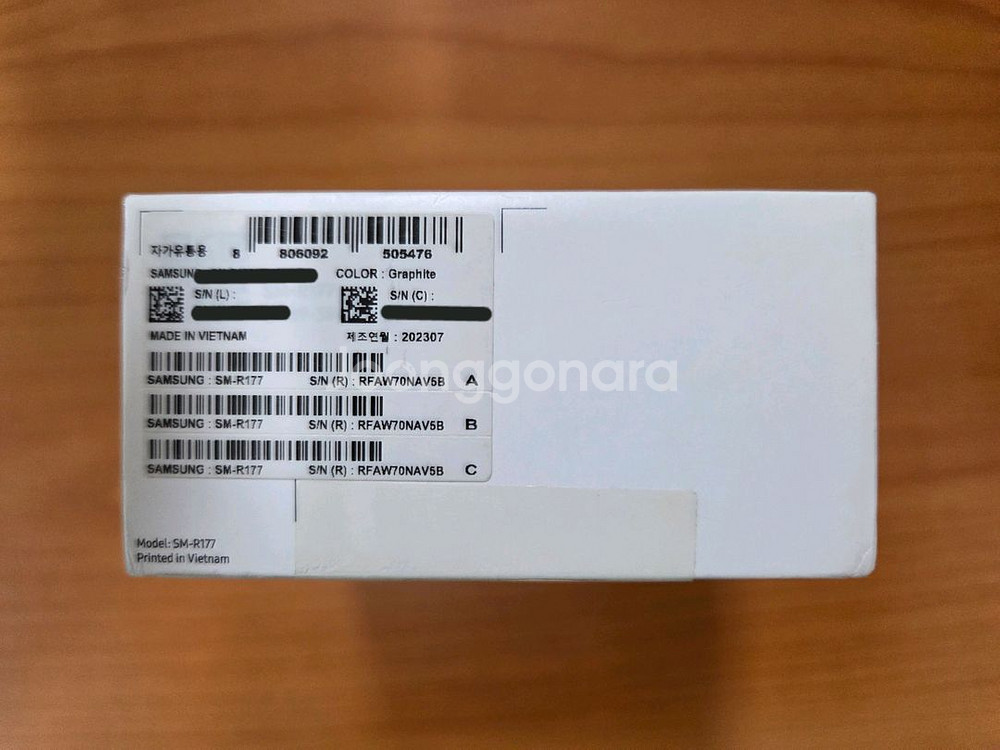 버즈2 그래파이트 미개봉 새상품--2