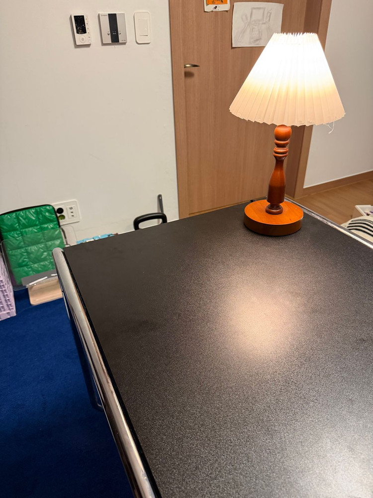 미드센츄리 책상 테이블 + 사무용 라탄의자--4