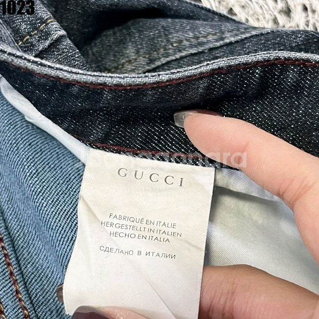 구찌 청바지 데님청바지 데님팬츠 30인치--3