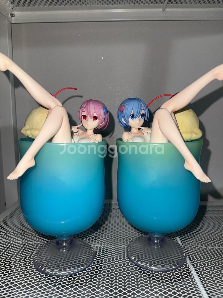 리제로 렘 람 엘코코 크림소다푸딩 1/7 피규어 일괄 판매합니다--0