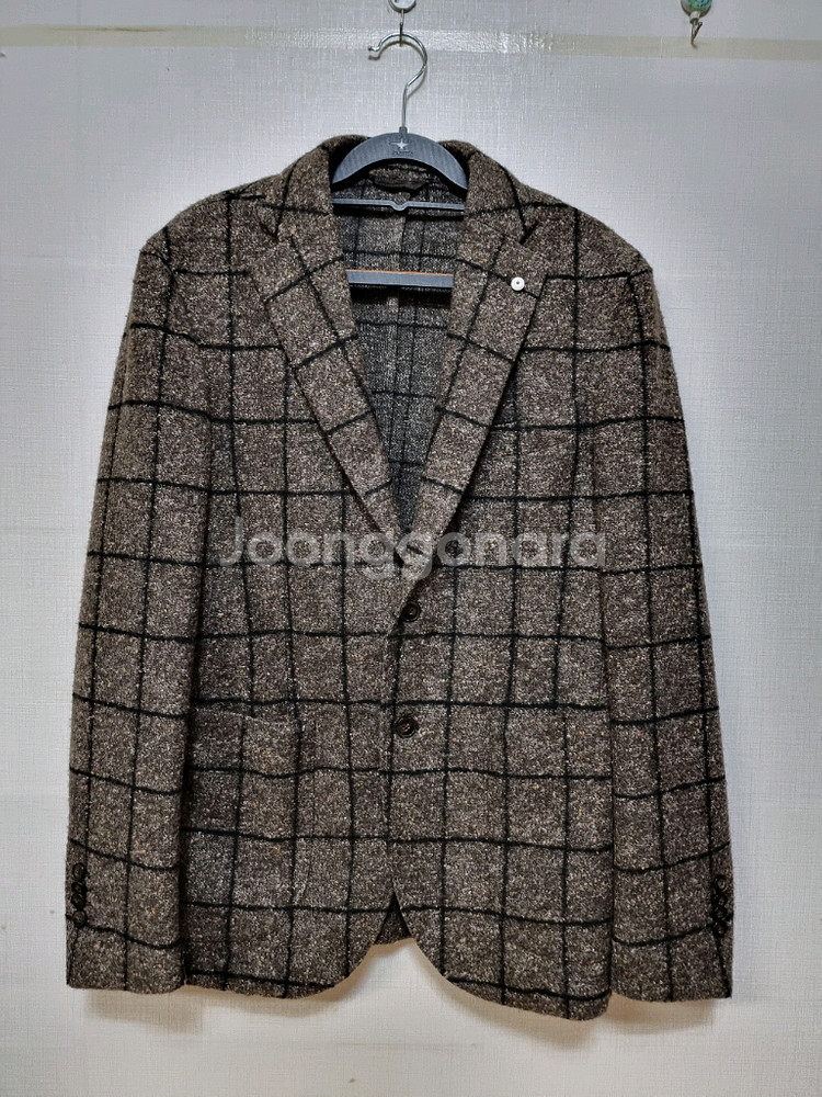 루비암 (L.B.M 1911)체크 패턴 자켓--0