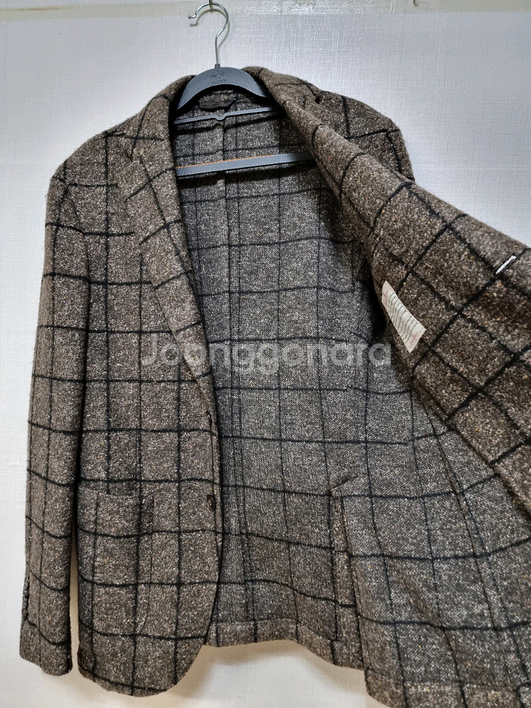 루비암 (L.B.M 1911)체크 패턴 자켓--2