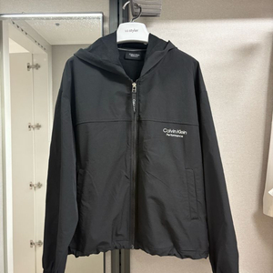 캘빈클라인 퍼포먼스 블랙 바람막이 XL