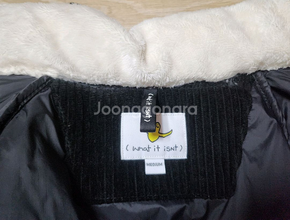 왓잇이즌 코듀로이 패딩--8