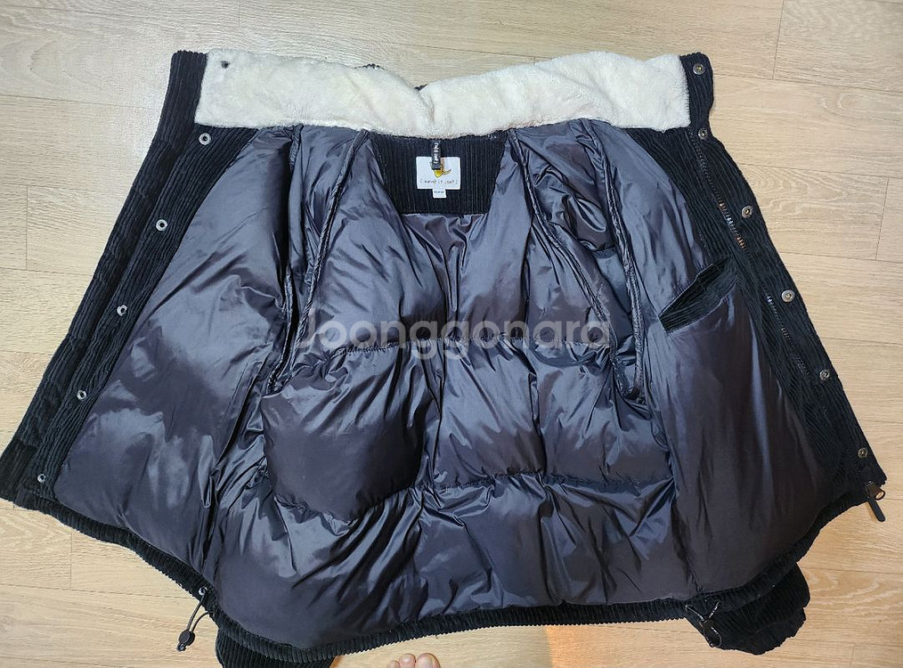 왓잇이즌 코듀로이 패딩--6