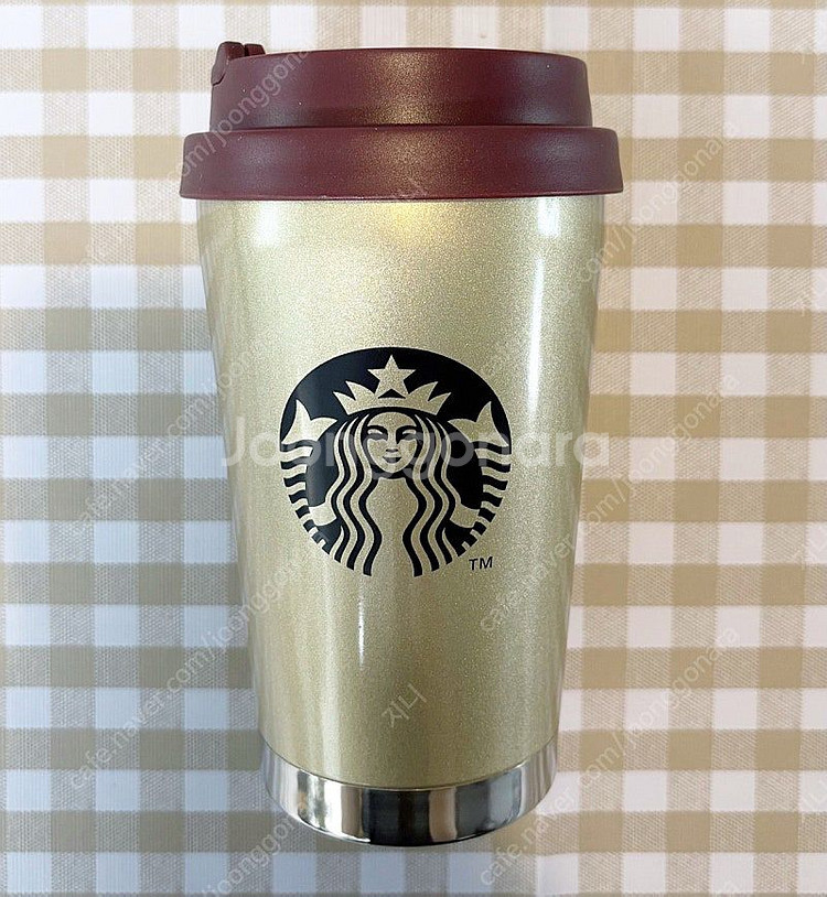스타벅스 골드 엘마 텀블러 미사용 새상품--0
