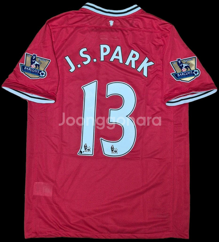 11 12 맨유 홈 박지성 반팔 유니폼 L사이즈--0