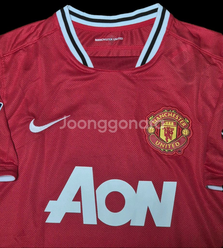 11 12 맨유 홈 박지성 반팔 유니폼 L사이즈--2