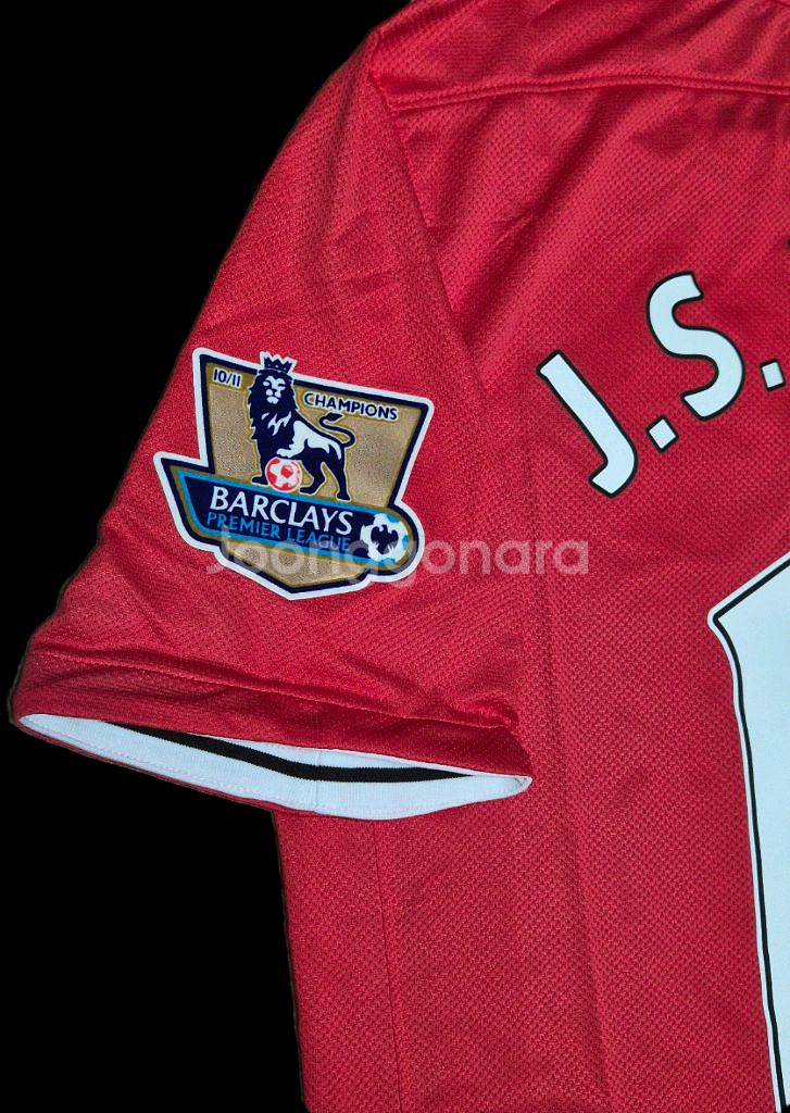 11 12 맨유 홈 박지성 반팔 유니폼 L사이즈--3