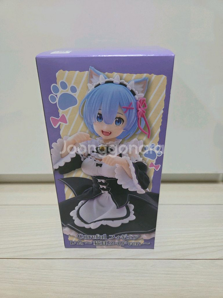 단순개봉)타이토 리제로 렘 고양이 메이드 네코미미 고양이 피규어 미소녀--0