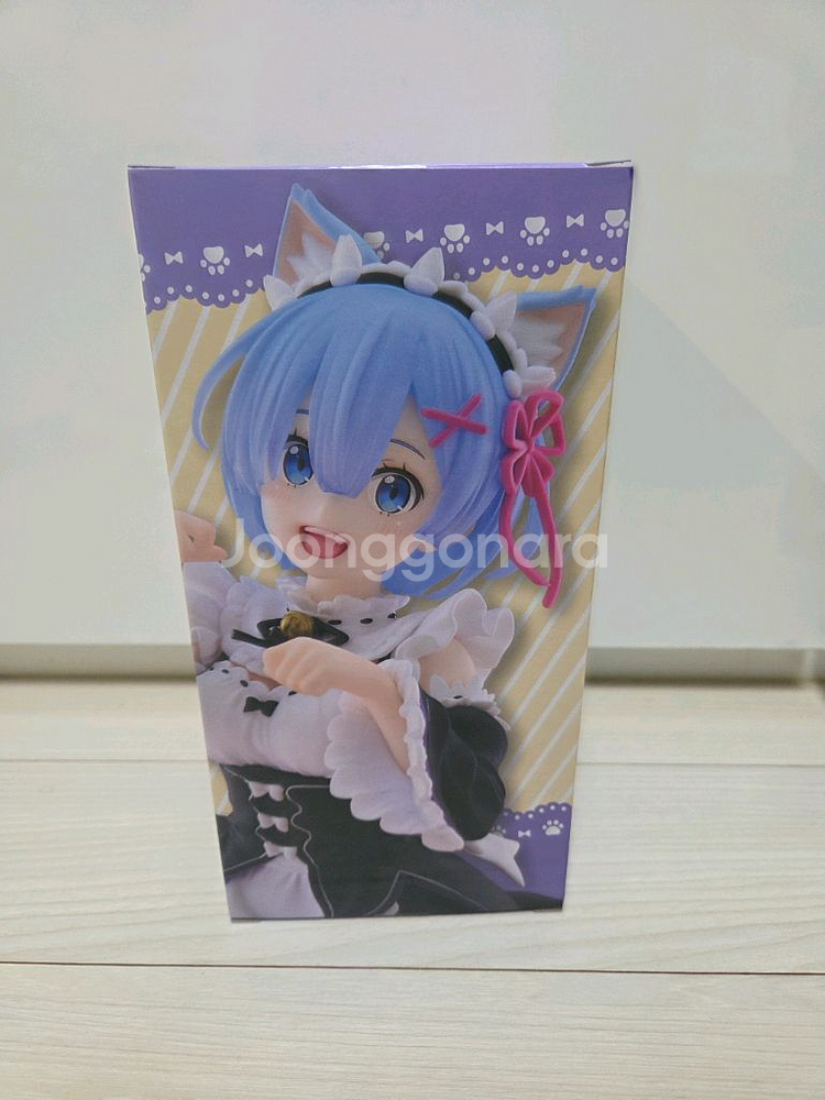 단순개봉)타이토 리제로 렘 고양이 메이드 네코미미 고양이 피규어 미소녀--2