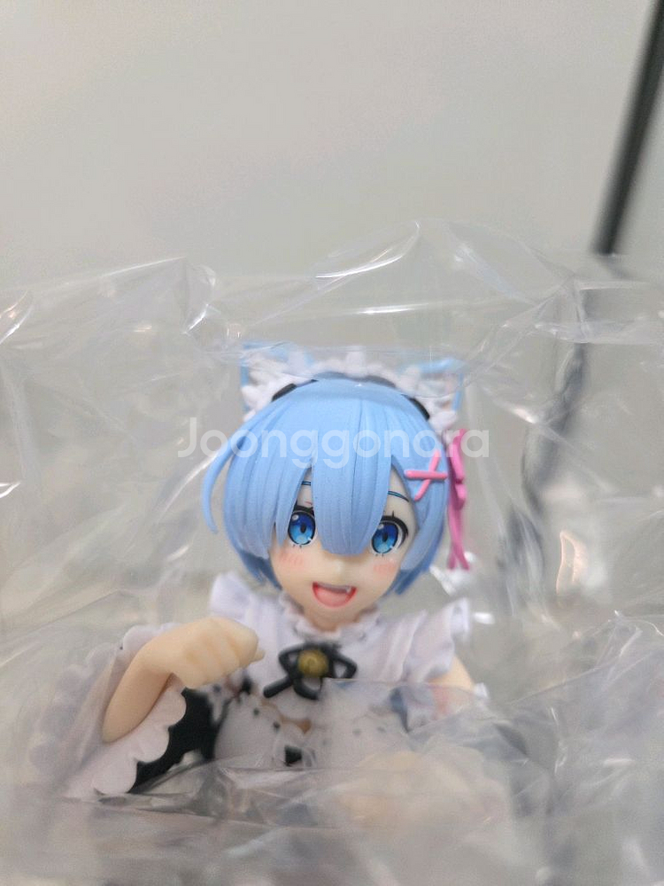 단순개봉)타이토 리제로 렘 고양이 메이드 네코미미 고양이 피규어 미소녀--4