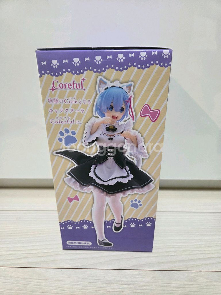 단순개봉)타이토 리제로 렘 고양이 메이드 네코미미 고양이 피규어 미소녀--3
