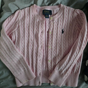 여아 폴로 랄프로렌 케이블 니트 가디건 4T