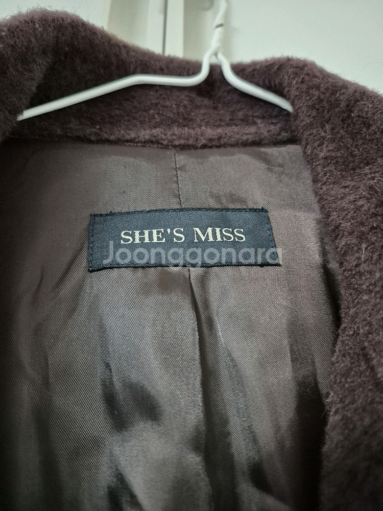쉬즈미스 알파카 코트 알파카 & 울 코트 66 사이즈--3