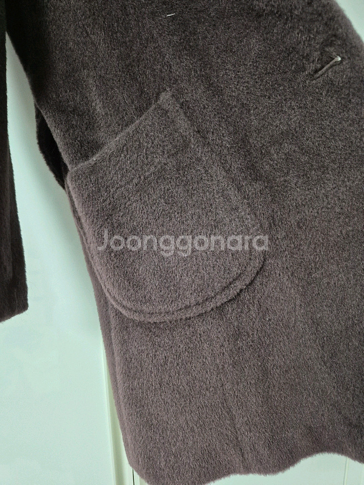 쉬즈미스 알파카 코트 알파카 & 울 코트 66 사이즈--8