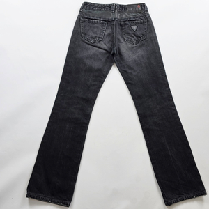게스 청바지 부츠컷 흑청 데님 사이즈26 R2905