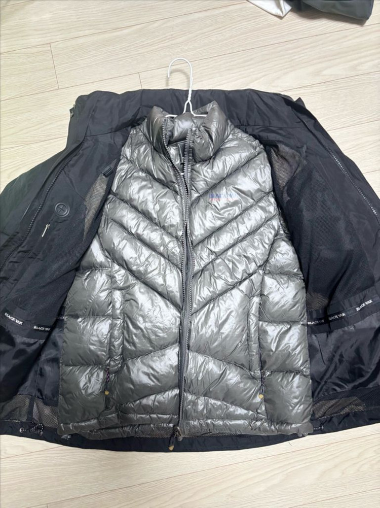 유아용 블랙야크 초고어텍스 구스다운 패딩 판매 이미지