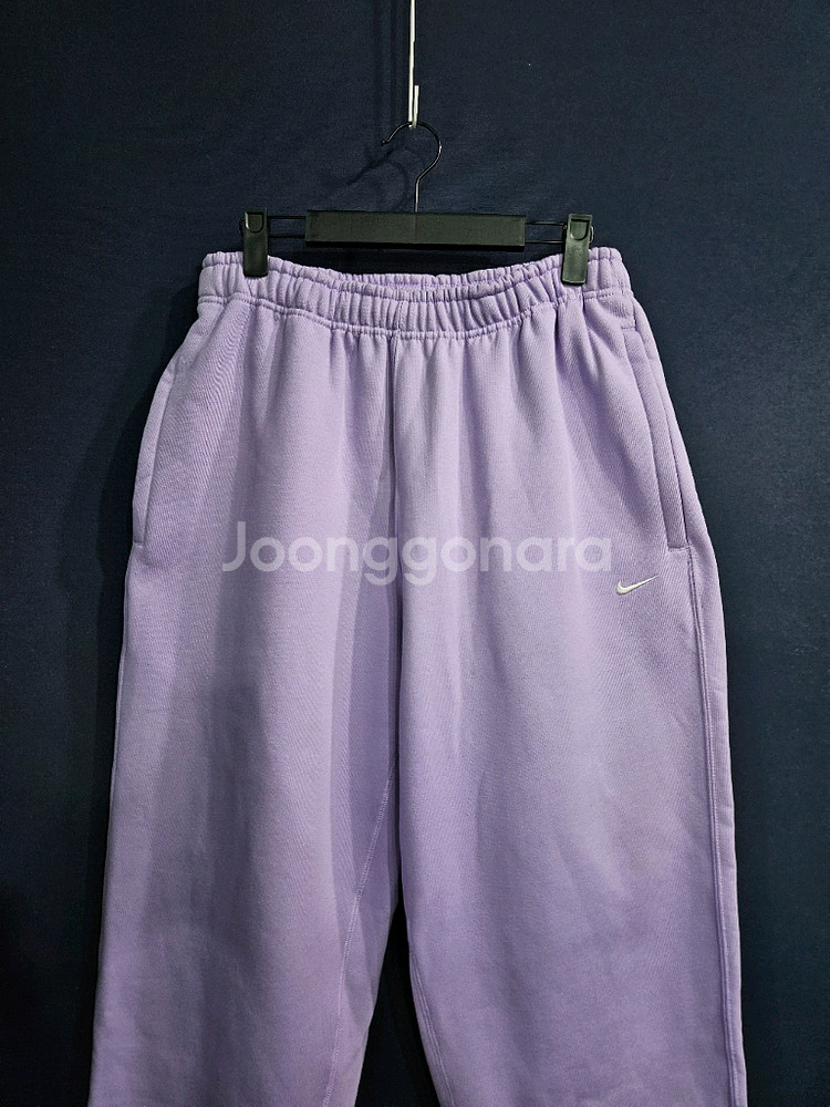 나이키 퍼플컬러 남성 허리 30~34 기모 조거팬츠--6