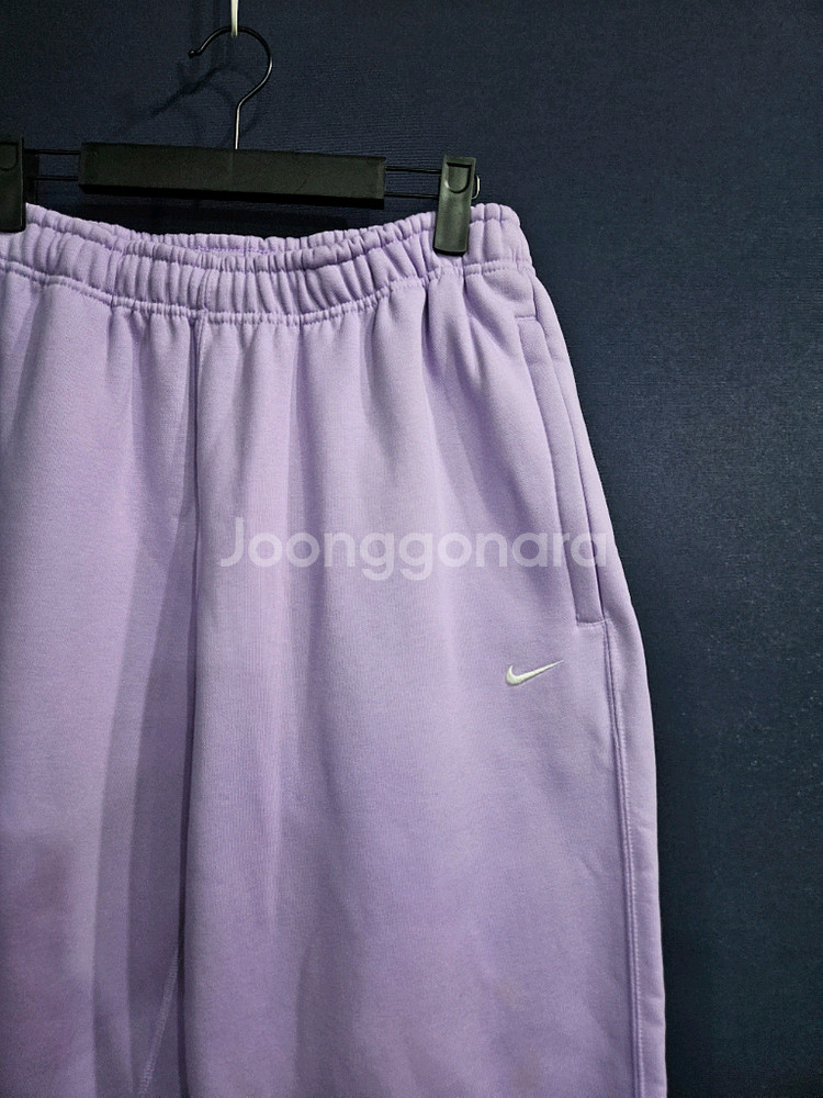 나이키 퍼플컬러 남성 허리 30~34 기모 조거팬츠--3