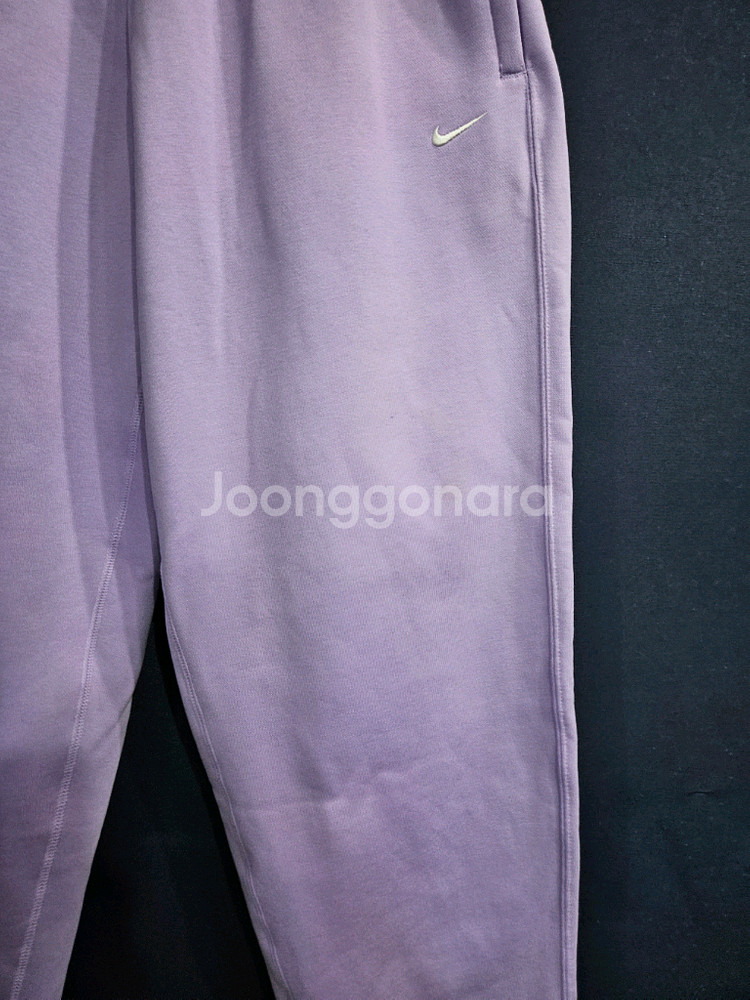 나이키 퍼플컬러 남성 허리 30~34 기모 조거팬츠--4