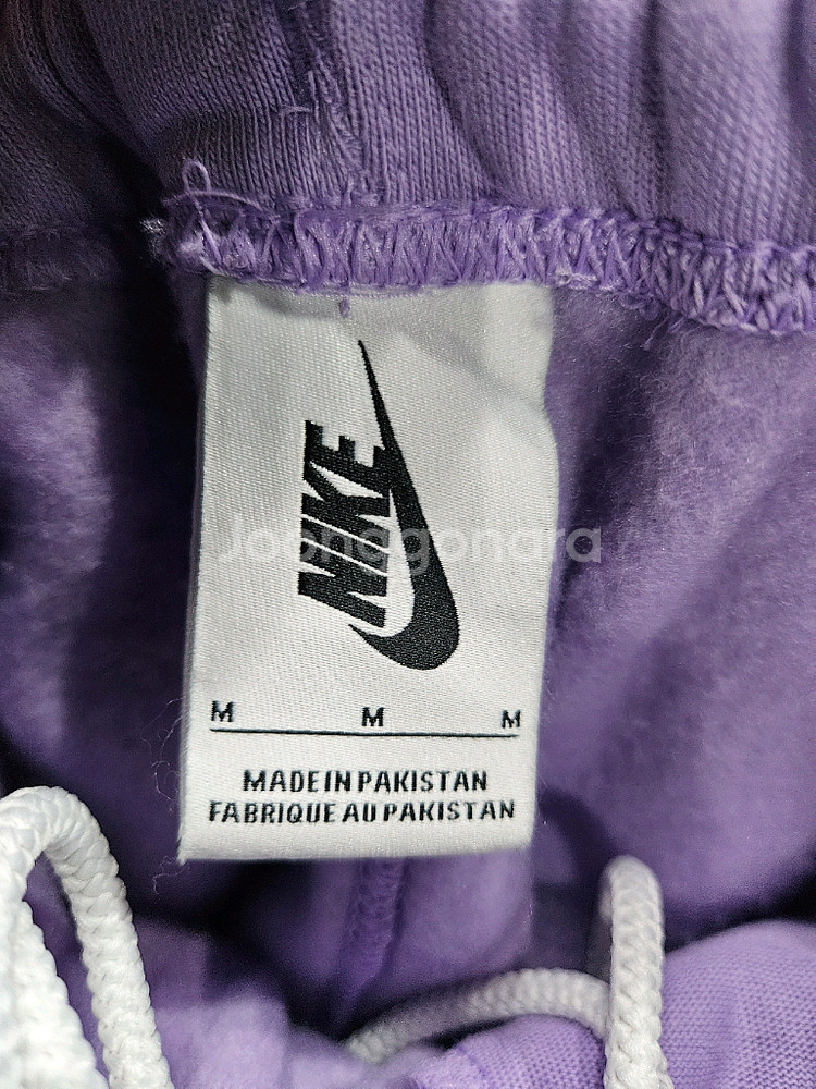 나이키 퍼플컬러 남성 허리 30~34 기모 조거팬츠--2