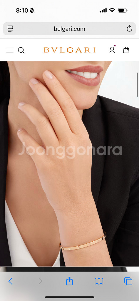 불가리정품 백화점구매 비제로원 브레이슬릿 17호--2