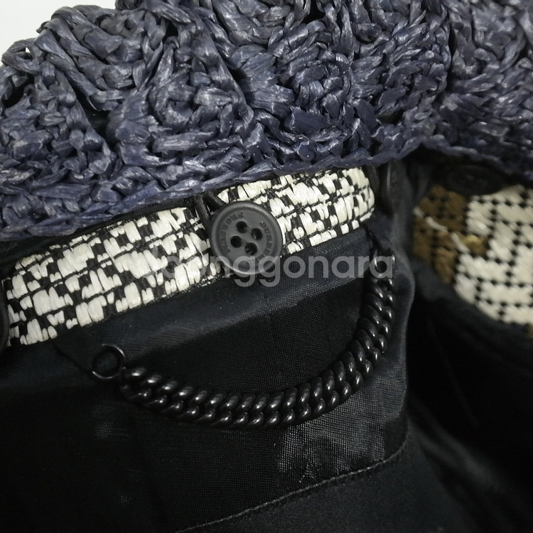 버버리 프로섬 런웨이 한정판 라피아 트렌치코트 38--5