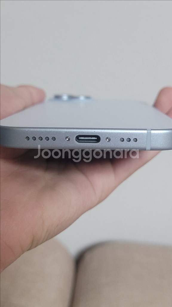 아이폰 15 블루 128GB--4